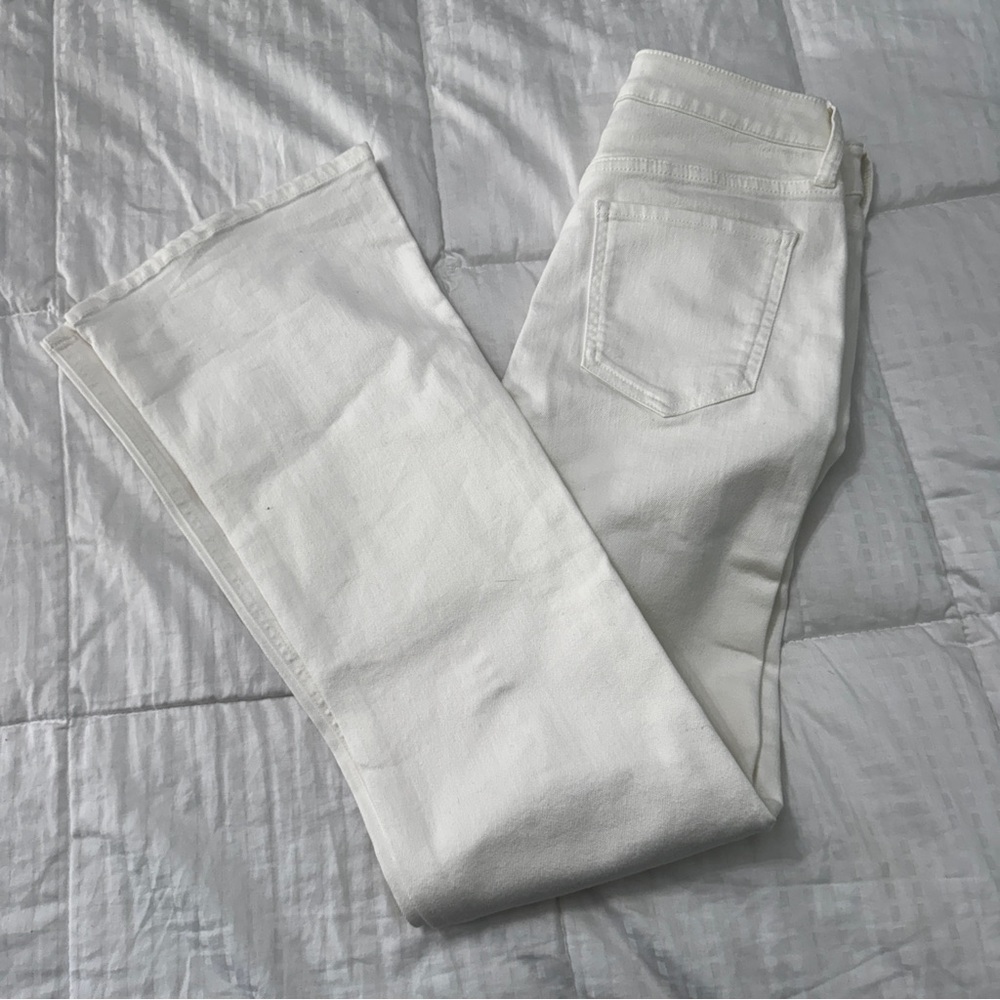 NWT Quince Luna Flare Jeans β Classic White Stretch Denim size 26 inseam 30 - Picture 7 of 9